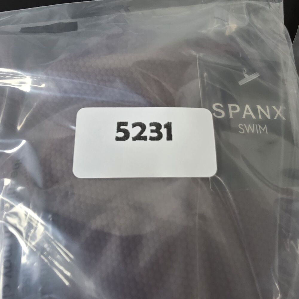 Spanx Pique Longline Flounce Swim Top Shaping Cheeky Bikini Bottom Size 2x/1x - Picture 13 of 13